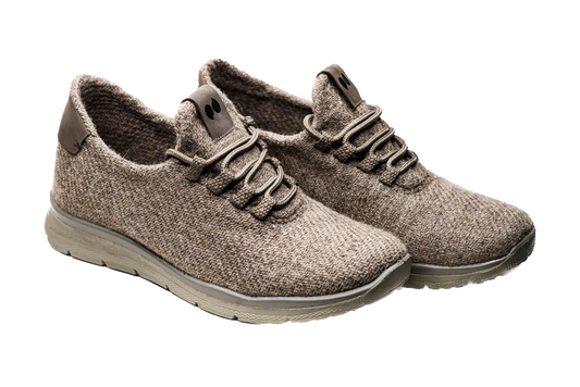 Grey knit sneakers - yaar Urban Essentials - Stylish, comfortable, and casual shoes for everyday wear.